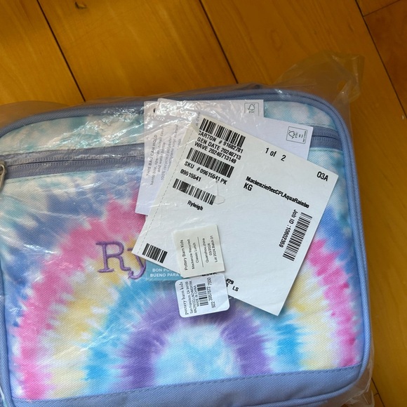 Pottery Barn Kids - Backpack, Lunchbox set “Ryleigh” customized. No wtr bottle - Picture 3 of 4